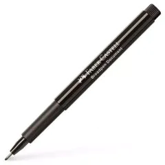 Stylo feutre Broadpen 1554 - Noir : FABER CASTELL Visuel