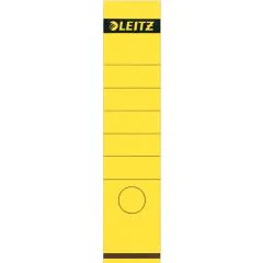 Photo Etiquettes Dos de classeur - 61 x 285 mm - Jaune : LEITZ Lot de 100 - 1640-10-15