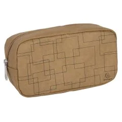 Trousse - Brun Motifs Géométriques : EXACOMPTA Eterneco image