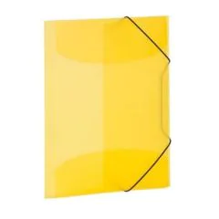 Chemise à élastiques A3 en PP translucide - Jaune HERMA photo