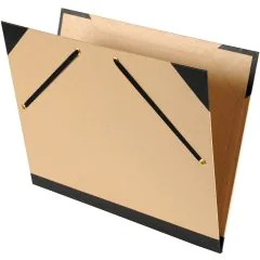 Chemise à dessin Kraft à élastiques - 320 x 450 mm : CANSON Photo