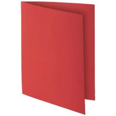 Lot de 10 Chemises pour dossiers A4 ROCK'S 210 - Rouge : EXACOMPTA 