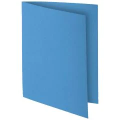 Lot de 10 Chemises pour dossiers A4 ROCK'S 210 - Bleu : EXACOMPTA 