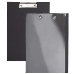 Porte-bloc à pince - Format A4 - Pochette arrière - Noir : MAUL Modèle