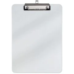 Porte-bloc en plastique incassable - Format A4 Transparent : MAUL 23405-05