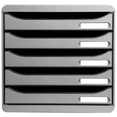 Module de rangement 5 tiroirs - Big Box Plus - Gris 309740 EXACOMPTA 