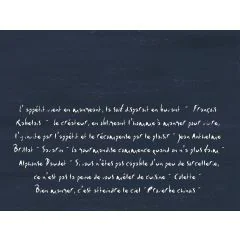 COGIR 334178 :  Sets de table - Ardoise (Art de la table)