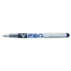 Stylo plume jetable - Bleu PILOT V-Pen Visuel