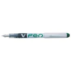 Stylo plume jetable - Vert PILOT V-Pen 