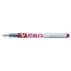 Stylo plume jetable - Rose : PILOT V-Pen Visuel