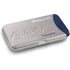 Photo Boite de 6 cartouches d'encre - Bleu Noir PELIKAN Edelstein Ink 
