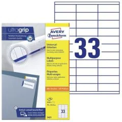 Photo Étiquettes adhésives ProNature 70 x 25,4 mm AVERY 3421