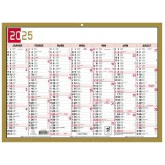 Calendrier 2025 130 x 170 mm EXACOMPTA 34411E 1er Semestre