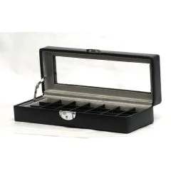 DAVIDT'S 367733-01 Baguier et boite à bijoux Euclide - Noir 