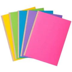 Chemise à soufflet Dos toilé Rock's 210 - A4 - Assortiment EXACOMPTA Lot de 10 Couleurs