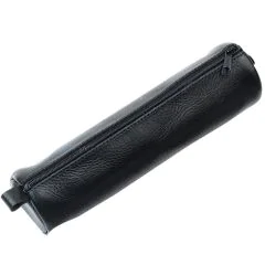 Photo ALASSIO Trousse pour stylos en cuir - Noir 43031