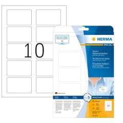 HERMA : Lot de 250 badges adhésifs pour textile 4412