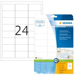 Étiquettes adhésives blanches - Multi-usages 4500  Herma 