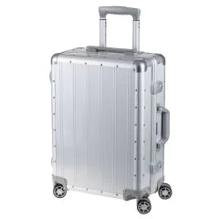 Valise de voyage  4 roulettes - Aluminium - Argent Mat : ALUMAXX Photo