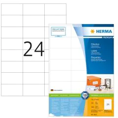 Étiquettes adhésives blanches - Multi-usages 4615  Herma utilisation