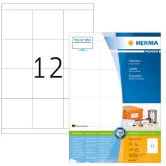Étiquettes adhésives blanches - Multi-usages 4617  Herma 