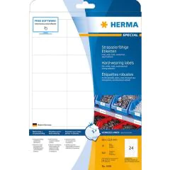 Étiquettes adhésives plastifiées - 66 x 33.8 mm - Très résistantes HERMA 4691 utilisation