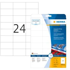 Étiquettes adhésives plastifiées - 70 x 37 mm - Très résistantes HERMA 4695