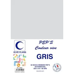 Sous-Chemise pour dossier A4 - Gris ELVE Pep's Lot de 30