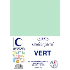 Sous-Chemise pour dossier A4 - Vert ELVE Isatis Lot de 102