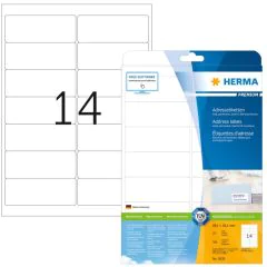 Étiquettes adhésives blanches - Multi-usages 5076 Herma