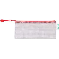 Image Sac à fermeture éclair - 230 x 115 mm - Rouge TARIFOLD