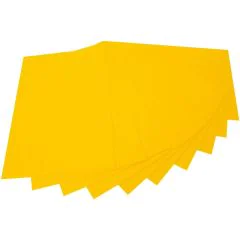 Feutrine de Bricolage - Jaune banane - 200 x 300 mm : FOLIA Lot de 10 Visuel