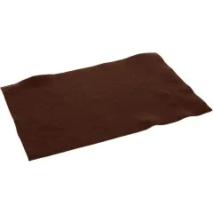 Feutrine de Bricolage - Marron choco - 200 x 300 mm : FOLIA Lot de 10 Image