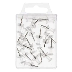 Photo WEDO : Boite de 20 punaises  Transparent - 54149