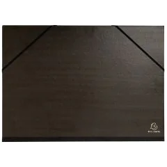 Carton à Dessin avec rabats Kraft noir - A3 450 x 320 mm EXACOMPTA Visuel