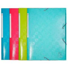 Chemise à élastiques 3 rabats - A4 - Assortiment EXACOMPTA 1928