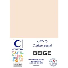Chemise pour dossier A4 - 210 g - Beige ELVE Isatis Lot de 102
