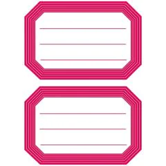 Etiquettes pour livres avec marge - 82 x 55 mm - Rouge HERMA Image