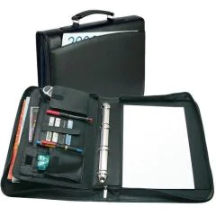 Serviette-classeur A4 en simili-cuir - ORGA Wedo