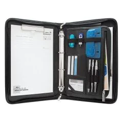 Serviette-classeur A4 en simili-cuir - Elégance Pochette de conférence WEDO