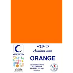 Chemise pour dossier A4 - Orange ELVE Pep's Lot de 102