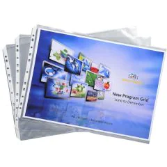 Exactive Pochettes perforées - A3 297 x 420 mm EXACOMPTA Portfolio Lot de 10