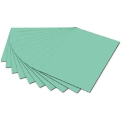 Carton de Bricolage 500 x 700 mm - Menthe - 300 g/m² : FOLIA Visuel