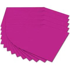 Carton de Bricolage A4 - Rose vif - 300 g/m² : FOLIA Lot de 50 Visuel