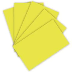 Carton de Bricolage A4 - Limon - 300 g/m² : FOLIA Lot de 50 Modèle