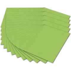 Carton de Bricolage A4 - Vert clair - 300 g/m² : FOLIA Lot de 50 Visuel