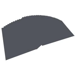 Carton de Bricolage A4 - Anthracite - 300 g/m² : FOLIA Lot de 50 Visuel