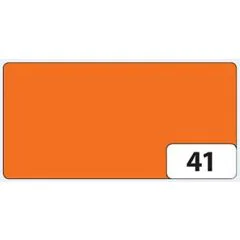 Carton de Bricolage 500 x 700 mm - Orange clair - 300 g/m² : FOLIA Visuel