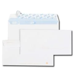 Enveloppe précasées - DL 110 x 220 mm Blanc GPV Lot de 50