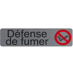Plaque adhésive de signalisation - Défense de fumer : EXACOMPTA image